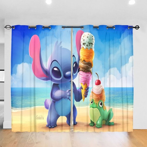 Stitch01 cartoon curtains - stitch01,