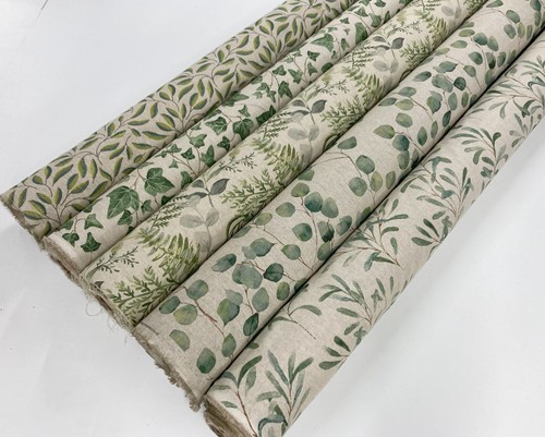 Green foliage curtain - green,