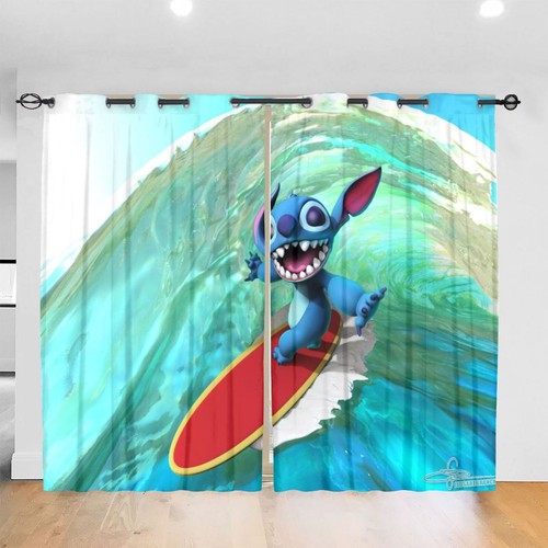 Stitch01 cartoon curtains - stitch01,