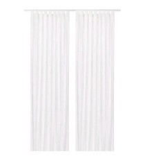 Ikea 1 Pair Long Sheer White