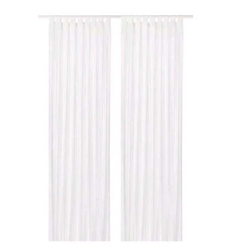 Ikea pair long sheer white - ikea,