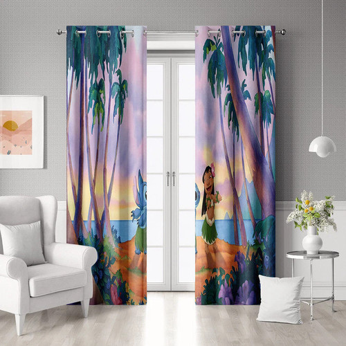 Lilo stitch curtain - lilo&stitch,