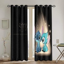 Stitch03 Cartoon Curtains