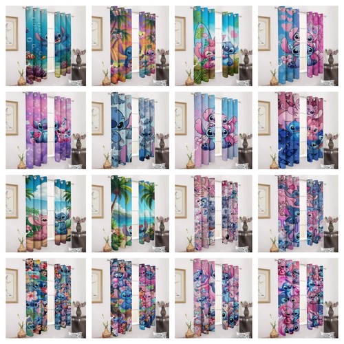 Lilo stitch curtains - 3d, &