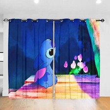 Stitch02 Cartoon Curtains
