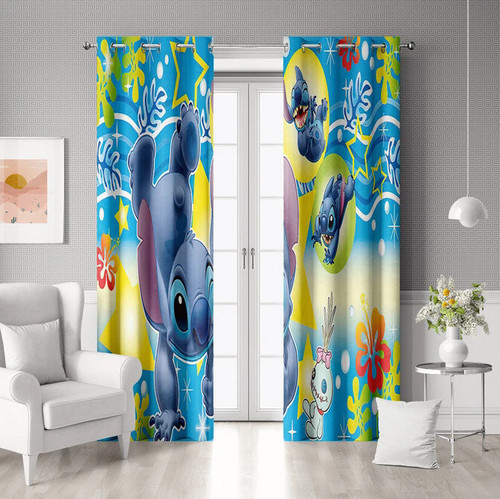 Lilo stitch curtain bedroom - lilo&stitch, 13.bedroom