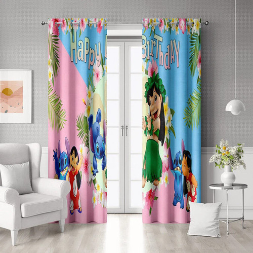 Lilo stitch curtain bedroom - curtain, 11.bedroom