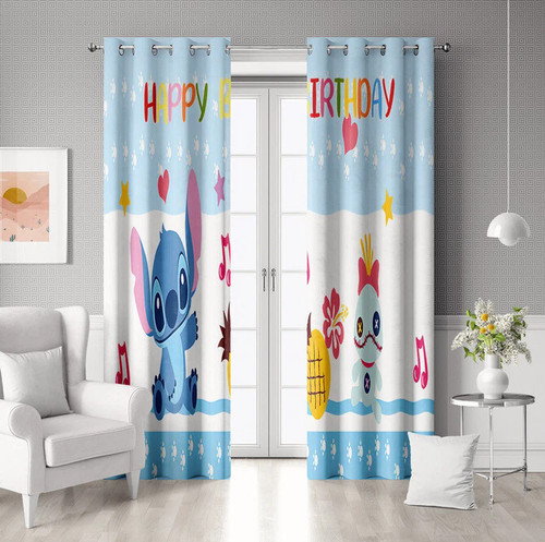 Lilo stitch curtain bedroom - lilo&stitch, 09.bedroom