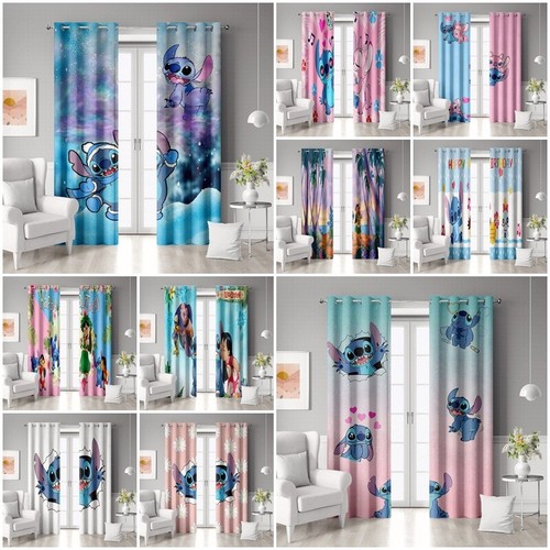 New lilo stitch drapes - &, thick