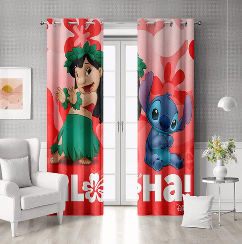 Lilo stitch curtain - lilo&stitch,