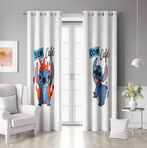 Lilo stitch curtain - lilo&stitch, 17.bedroom