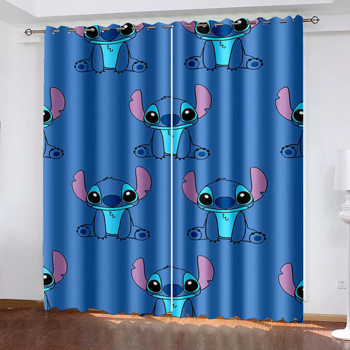 Bedroom curtains the - the, blue