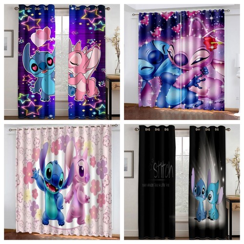 Stitch curtains kids blackout - curtains,